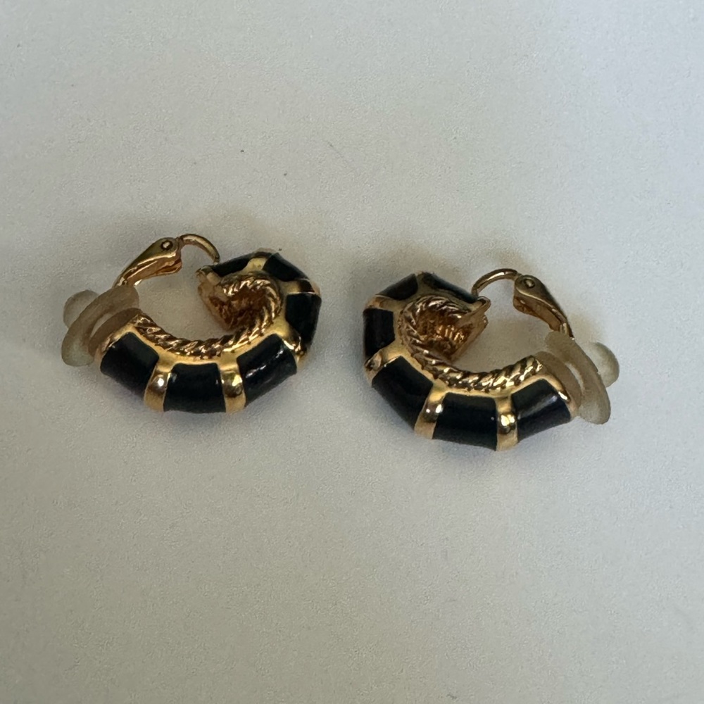 St. John vintage clips Earings